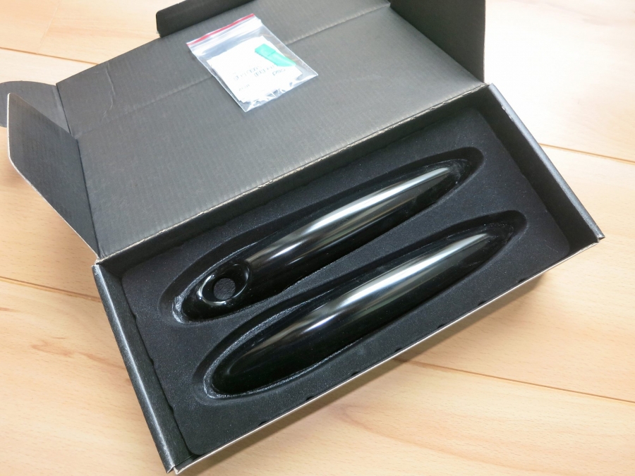 Türgriffabdeckungen Türgriff Cover schwarz matt vorne - für Mini R50 bis R61