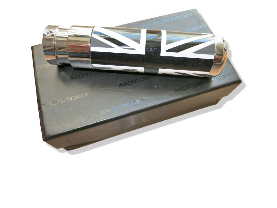 Handbremsgriff Union Jack Black - für Mini R50-R59