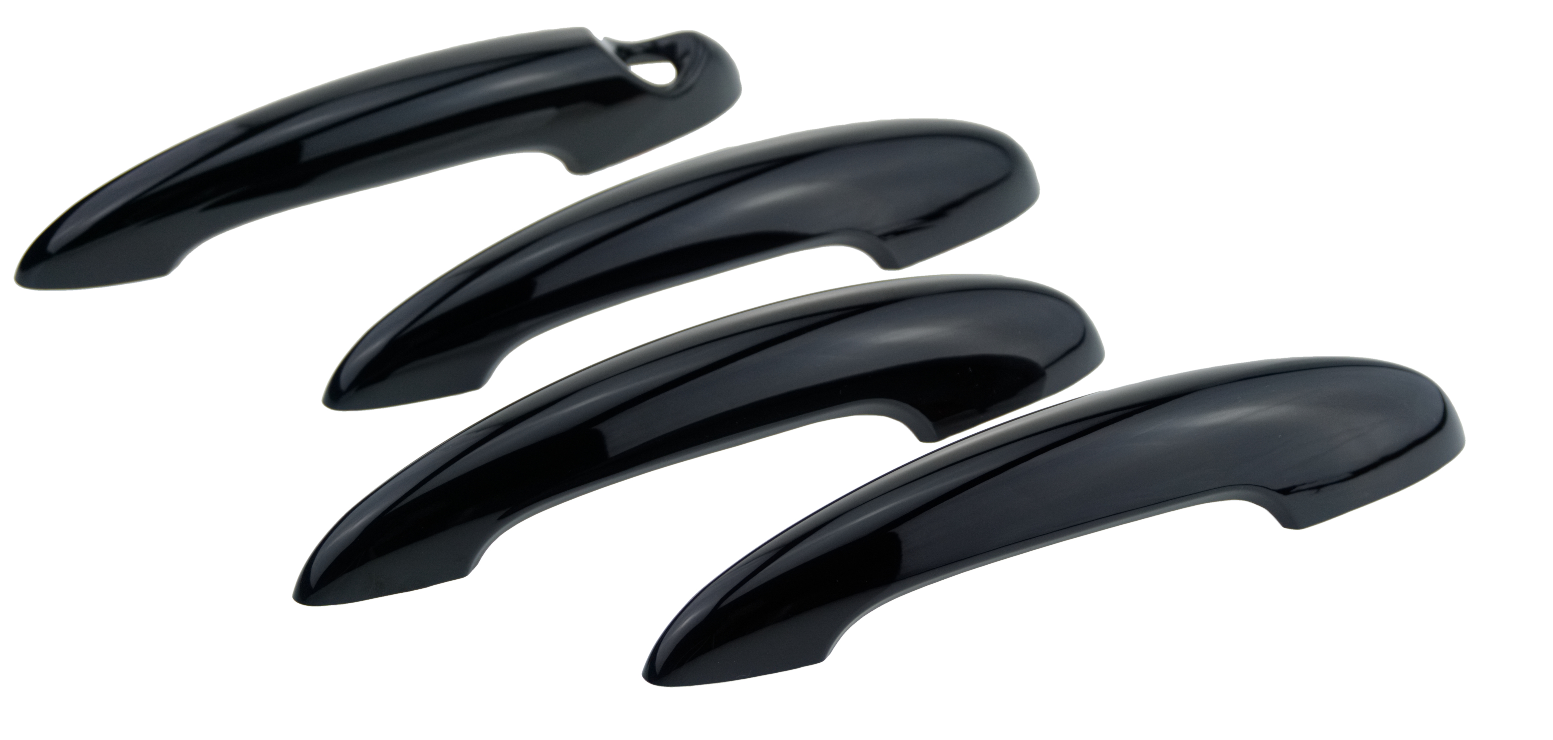 Türgriffabdeckungen Türgriff Cover schwarz glänzend vorne - für Mini  Countryman R60 - 4-teilig