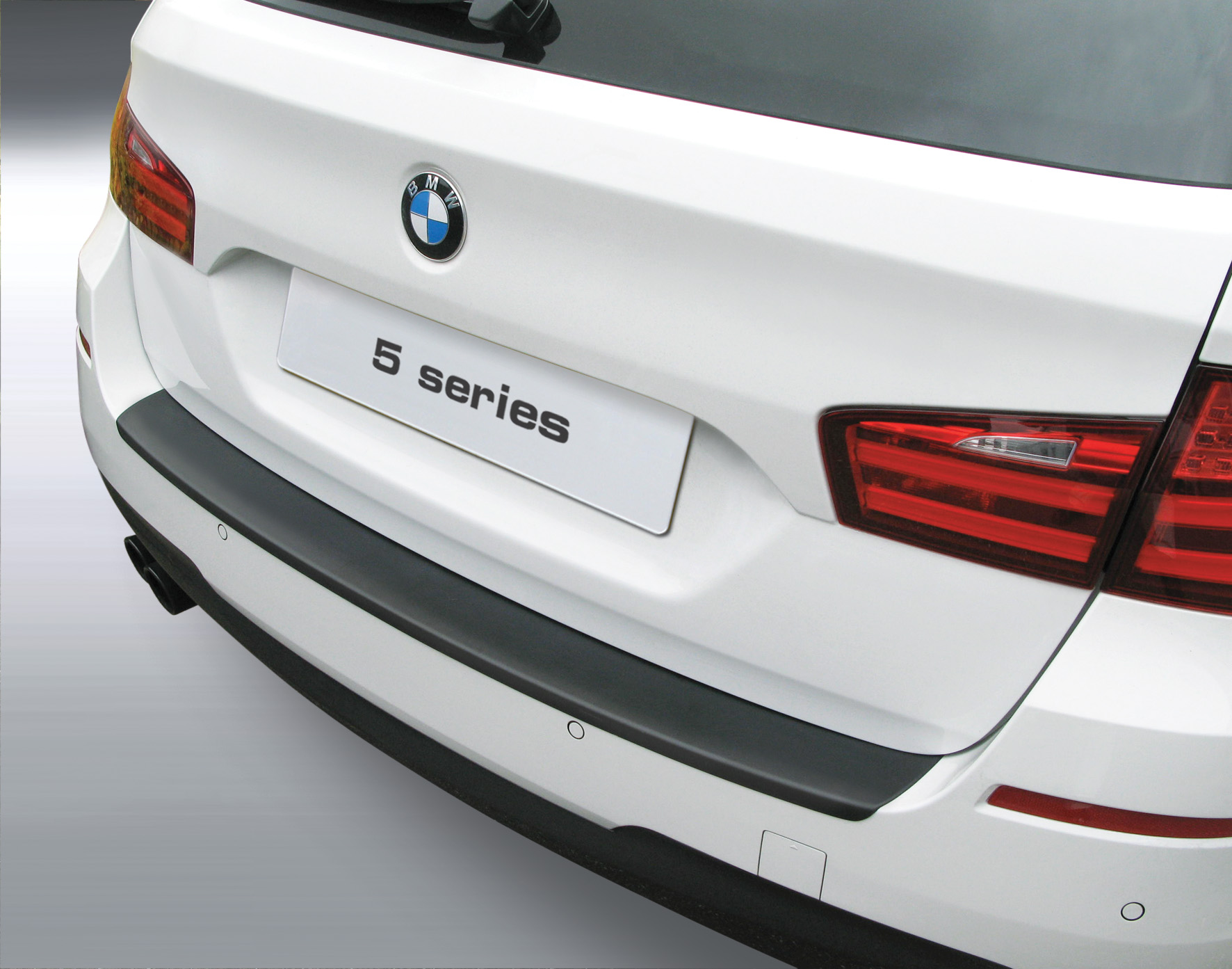 Ladekantenschutz für BMW 5er Touring F11 Schutzfolie Carbon Chrom 320µm
