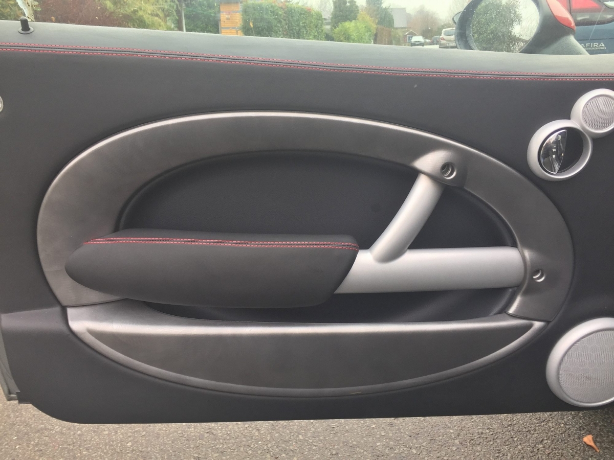 Mini Türverkleidungen vorne Alcantara / Leder - 2 Stück (links und rechts) - Neubezug - R50/R52/R53