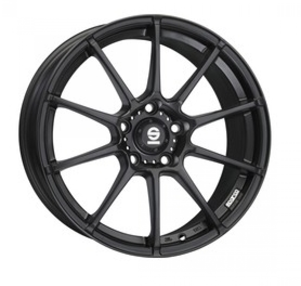Sparco Assetto Gara 7,5x18 ET 42 4x100 Matt Schwarz - für Mini ab Bj.2001