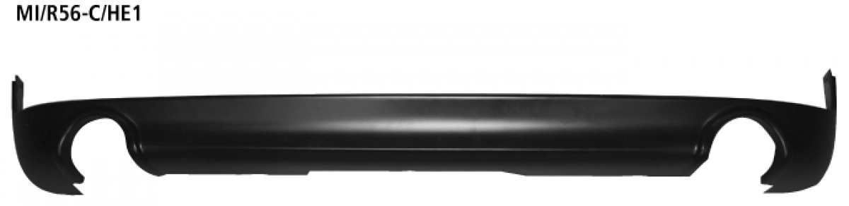 Bastuck Heckschürzen-Einsatz Mini One/Cooper/Diesel Clubman (Bj.2007 - 2014) - für ESD 2x 90mm Duplex